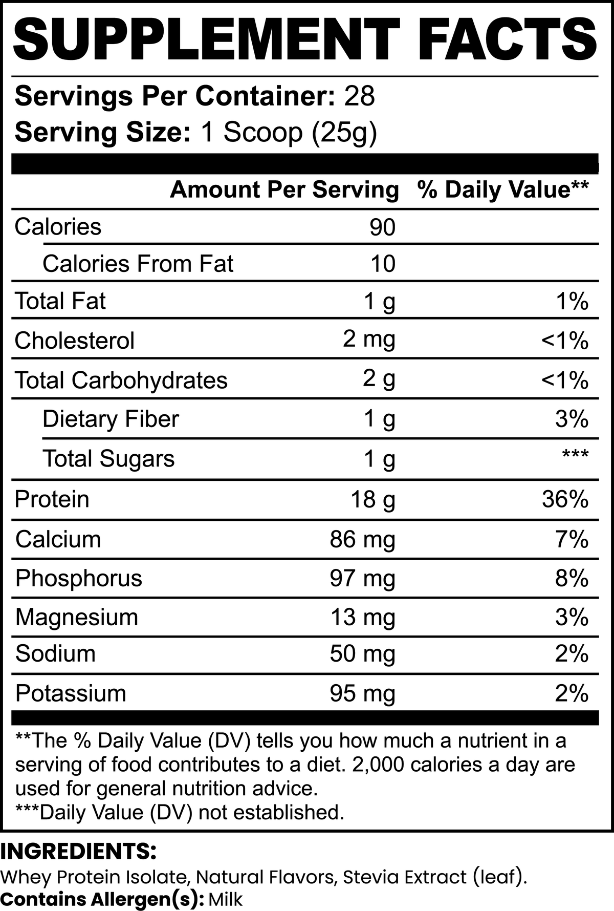 Whey Protein Isolate             (Chocolate)